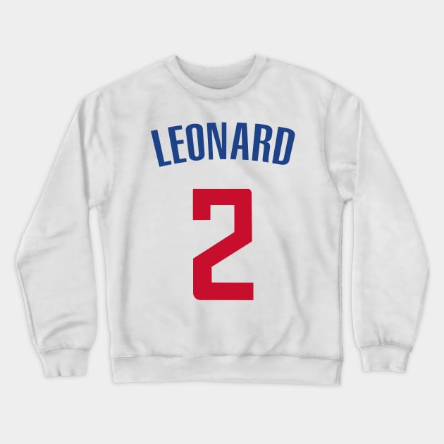 Kawhi Leonard Clippers Crewneck Sweatshirt by telutiga